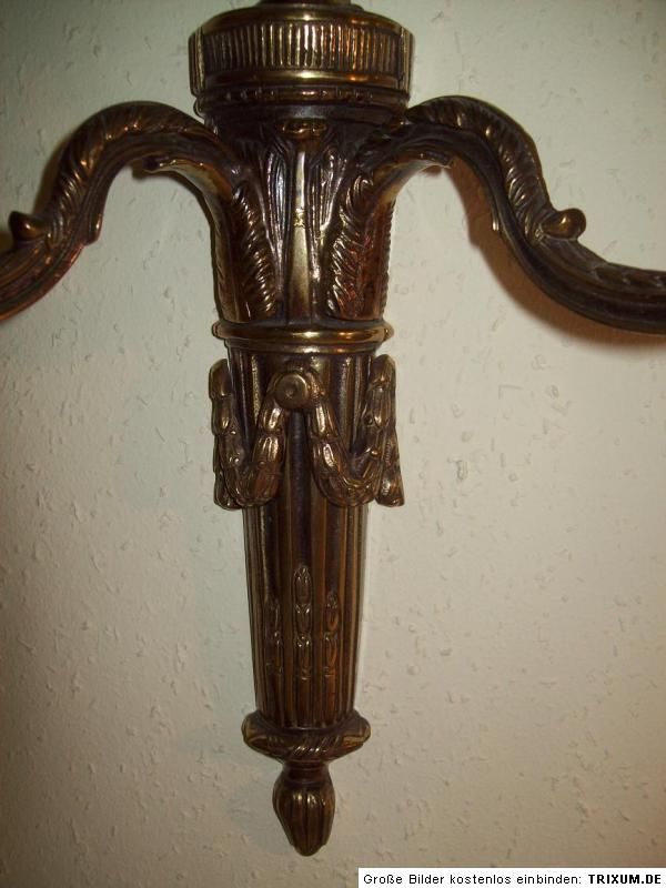 Antique French Bronze Candle Holder, Sconce , 2 Arms  