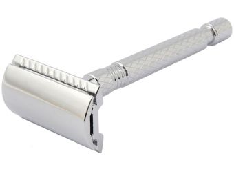 NEW Timor Double Edge Safety Razor Polished Chrome  