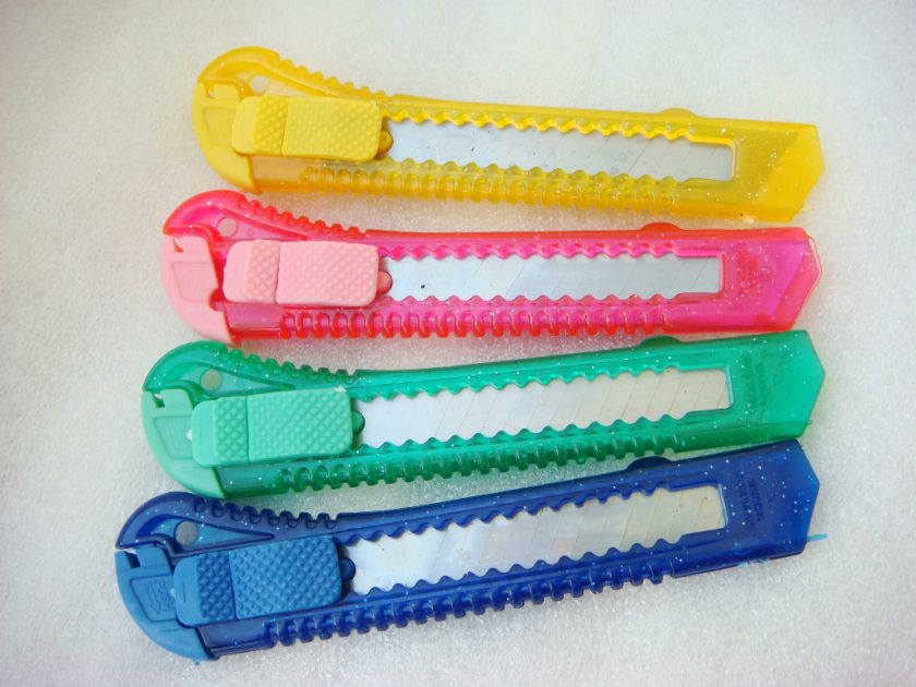   Snap Off Slide Lock Cutter Japanese Knife Mix Color Fast Ship  