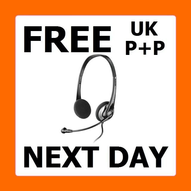 PLANTRONICS 326 PC GAMING SKYPE INTERNET STEREO HEADSET £14.99