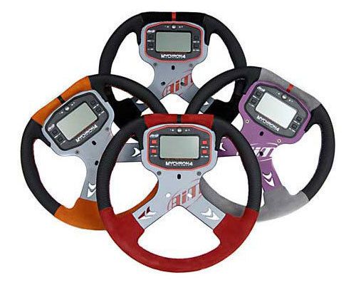 MYCHRON 4 GAUGE GO KART STEERING WHEEL GREEN  