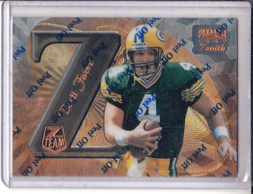 1997 Zenith Z Team Promo Brett Favre GREEN BAY PACKERS  