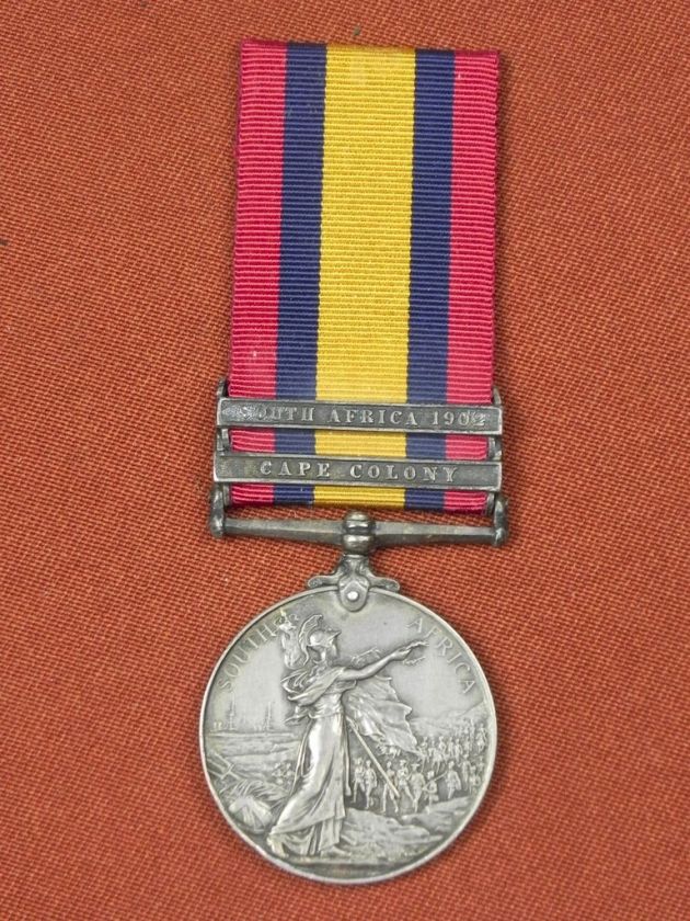 British English 1902 South Africa Queen Medal Order  