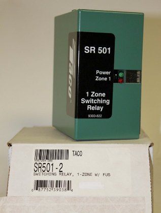 Taco Circulator 1 zone Switching Pump Relay SR501 2  