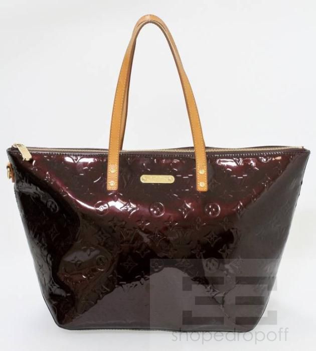 Louis Vuitton Amarante Vernis Bellevue PM Tote Bag  