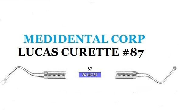 LUCAS BONE SPOON CURETTE #87 DENTAL INSTRUMENT  