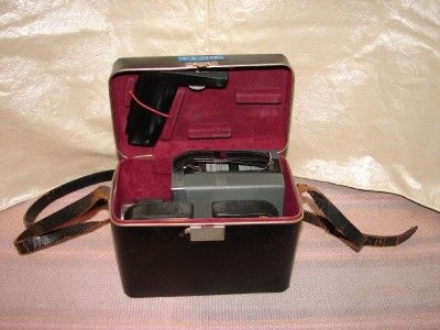 Vintage Kodak Electric 8 Zoom Camera W/Case  