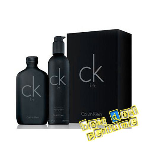 CK BE UNISEX 2 PC GIFT SET  CALVIN KLEIN  6.7 200ML EDT 8.5 LOTION 