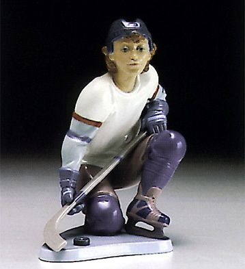 NEW IN BOX LLADRO HOCKEY PLAYER 6108  