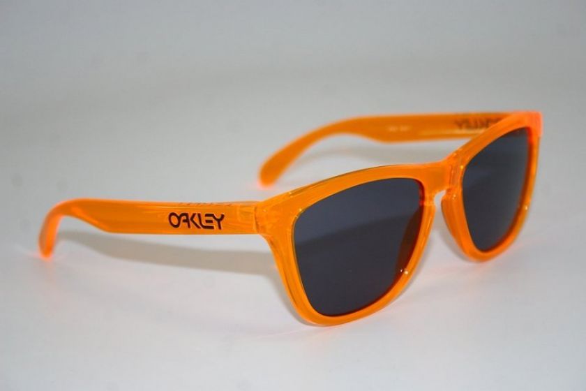 OAKLEY FROGSKINS ACID ORANGE GREY SUNGLASSES  