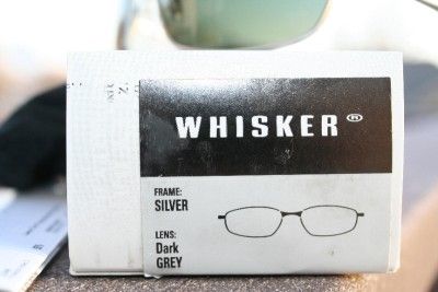 New OAKLEY Whisker Mens Sunglasses Silver Dark Grey 05 716 $140  