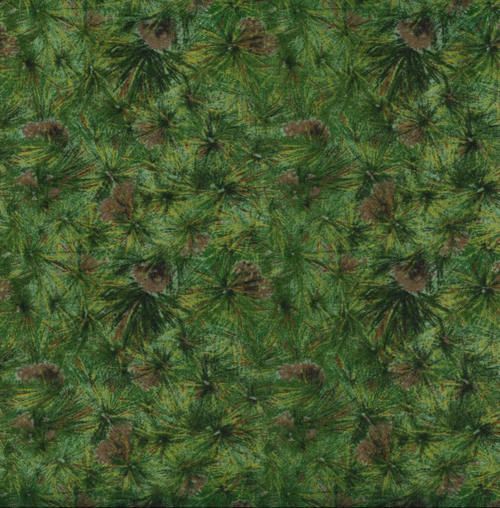 PINECONES~Pine Bowes~SSI Fabric~#792~Dk Green~1/2 YD  