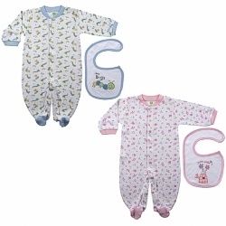 Organic Sleep N Play & Bib [CLEARANCE]  