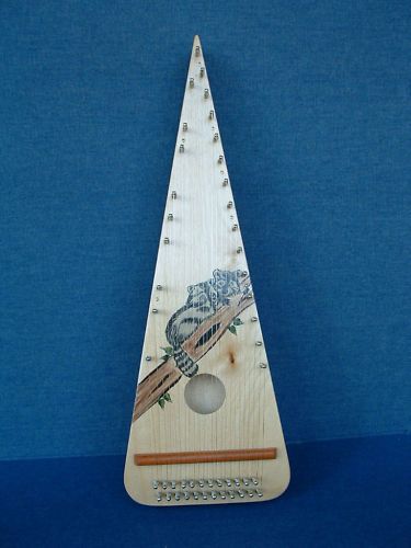 BOWED PSALTERY, NEW HANDMADE, BABY RACCOONS  