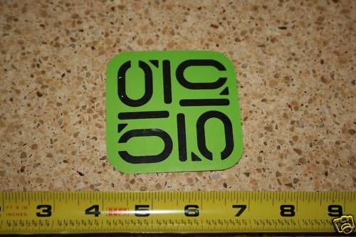 FIVE TEN 5.10 Rock Climbing STICKER Decal Light Green  