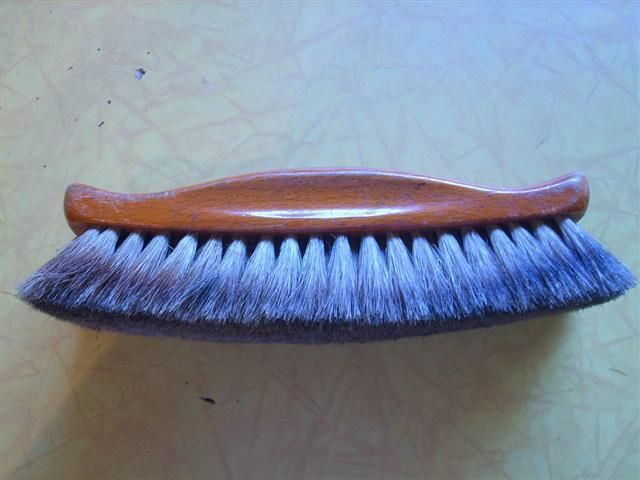 Vintage Large Shoe Brush, Empire, Wood Handle  