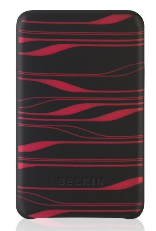 BELKIN Red Silicone Sleeve 2 Tone Case for iPod Classic  