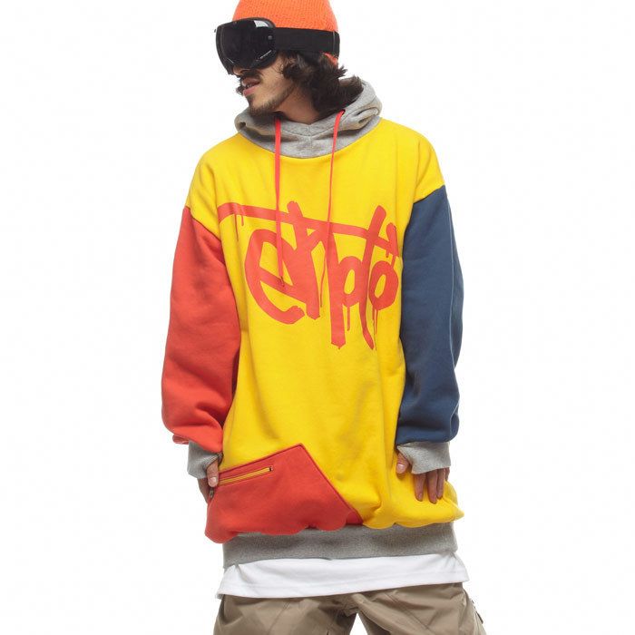 Ehoto Ski & Snowboard Tall SIGNATURE Hoodie   YELLOW  