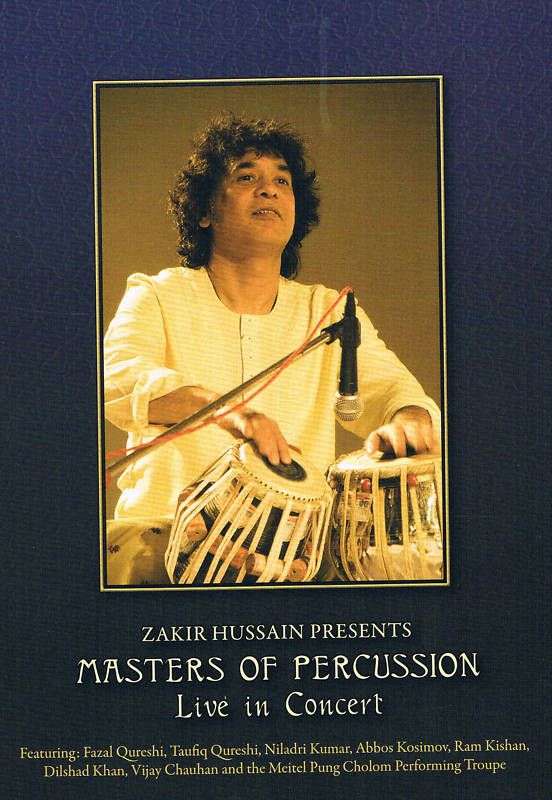 ZAKIR HUSSAIN LIVE CONCERT  DVD  master of percussion  