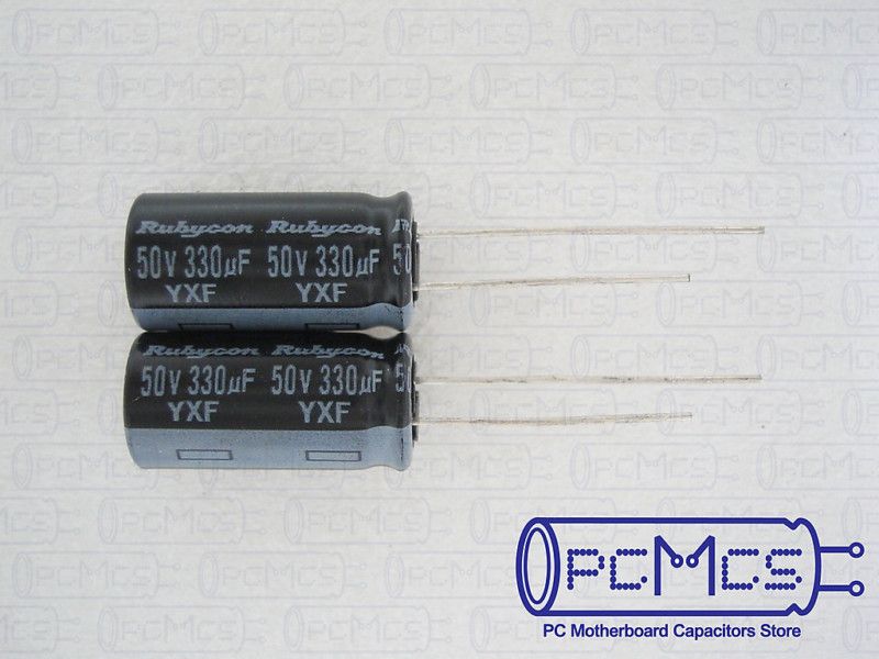 Rubycon YXF series 50V 330UF Japan Make Capacitor  