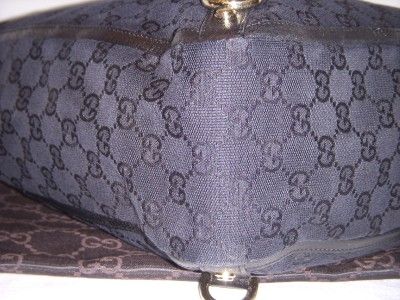   RING SOLID BLACK PURSE/HANDBAG WITH LEATHER TRIM  DUST BAG INCLUDED