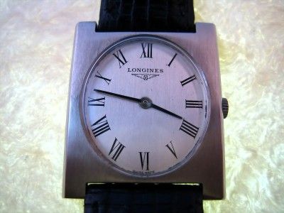 Longines Brushed Rectangular, Manual (Ref. 402)  