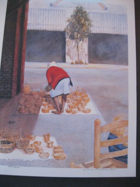 Basket Sellers   Charleston, S.C. by Mary Lou Bantel  