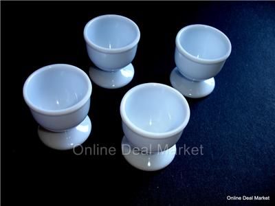 EGG CUPS Set Of 4 Serving Poached Hard BOILED Breakfast  