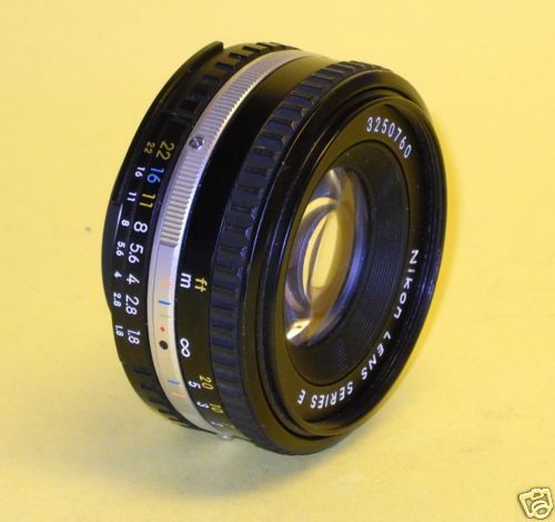 Nikon LENS SERIES E 50mm 1,8 in very good condition  