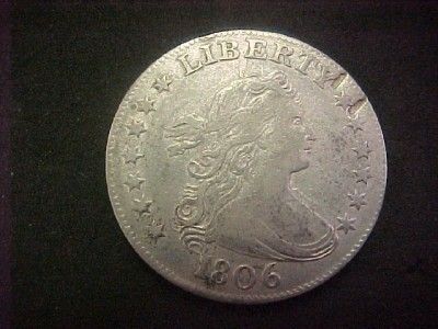 1806 DRAPED BUST QUARTER NICE XF/AU WOW  