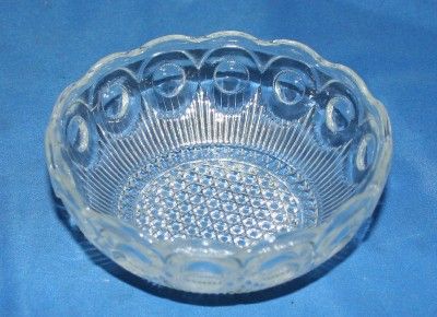 Vintage Bubble Glass 4 1/2 inch Bowls  