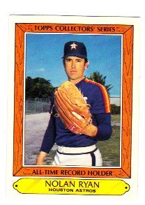 1985 TOPPS COLLECTORS SERIES #32 NOLAN RYAN ASTROS  