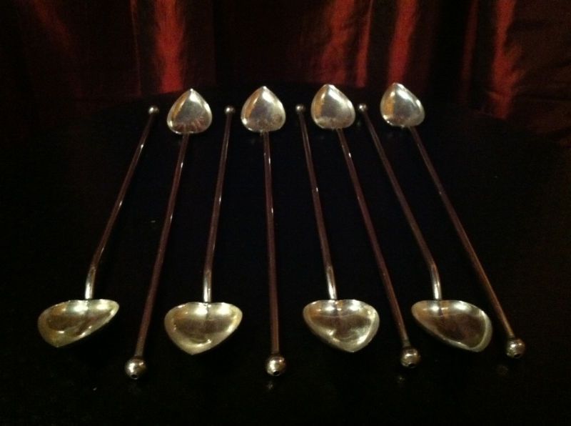 Alvin sterling silver mint julep spoons  