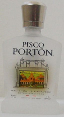 MINIATURE ~ PISCO PORTON LIQUEUR   Collectible  