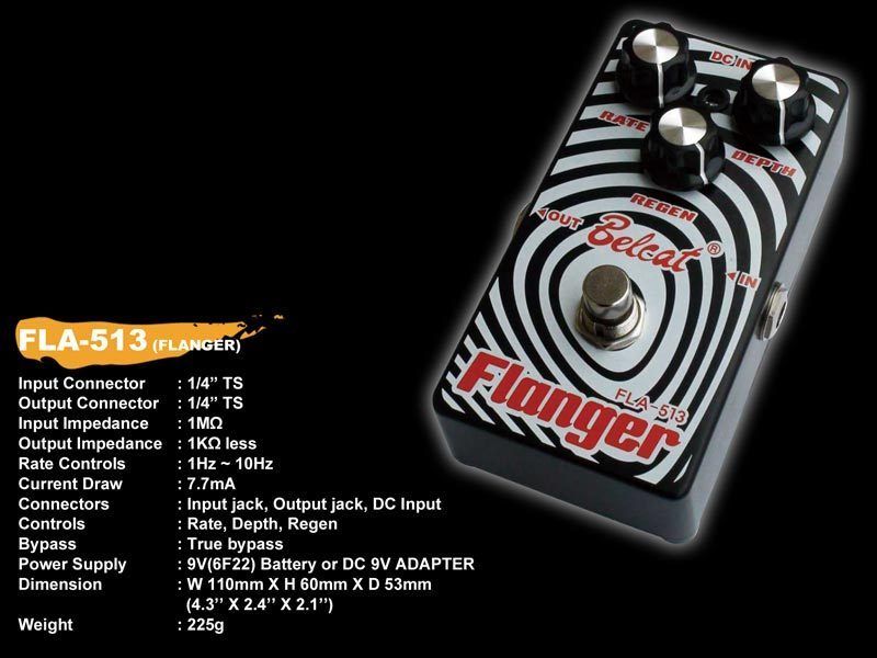 New Belcat Flanger Pedal for Guitar   