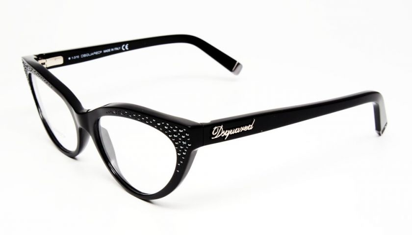 DSQUARED MURIEL DQ 5029 001 BLACK 54 GLASSES DSQUARED2  