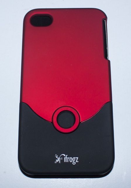 iFrogz Luxe Original Case for iPhone 4 + 4S IP4GLO RED/BLK 