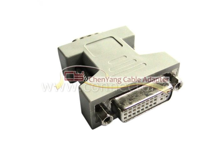 VGA SVGA RGB 15Pin Male to DVI  I 24+5 Female adapter  