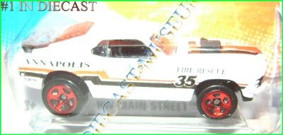 1970 70 FORD MUSTANG MACH 1 ANNAPOLIS FIRE RESCUE HOT WHEELS HW 