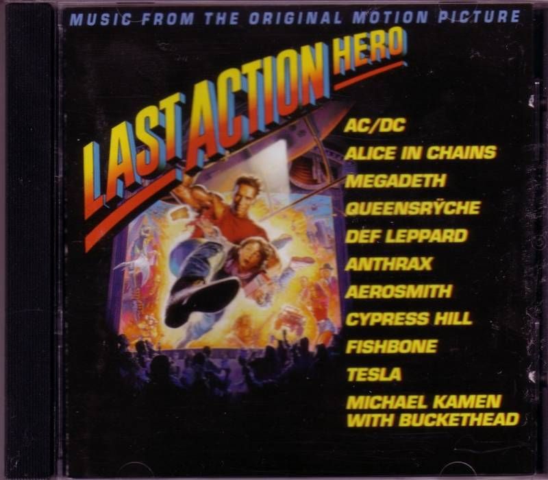 Last Action Hero Soundtrack AC/DC, Tesla CD Classic  