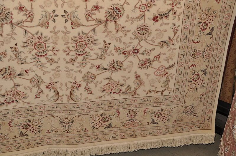 6x9 WOOL & SILK AREA RUG HANDMADE ORIENTAL FINE QUALITY  