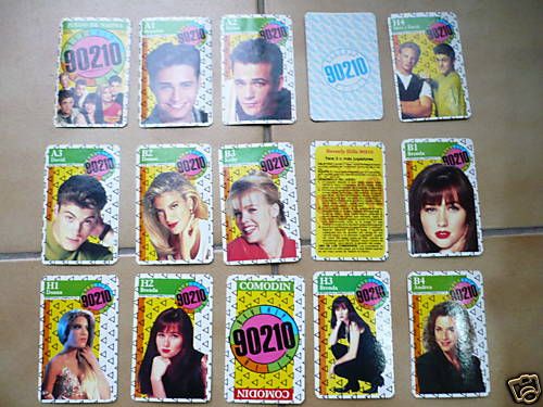 OLD BEVERLY HILLS 90210 TV SERIES RARE PLAYING CARDS  