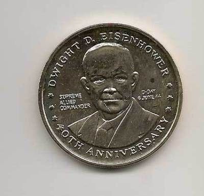 DWIGHT D. EISENHOWER ~ 40TH ANNIVERSARY COIN ~ D EAGLE  