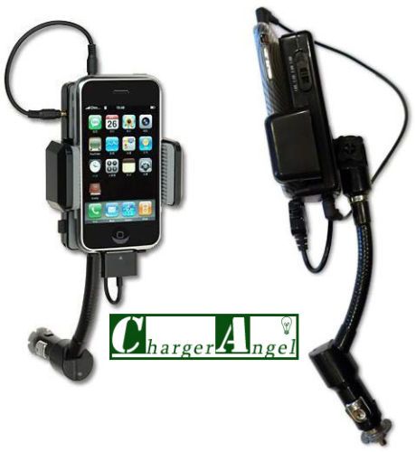 FM Transmitter+Car Charger+Remote For iPhone 4 3GS iPod  