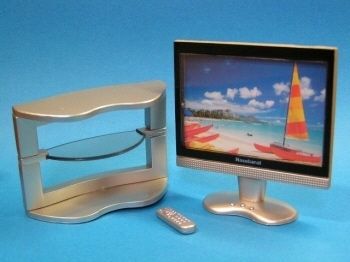 Re ment mini electric home appliance#5 LCD TV & stand  