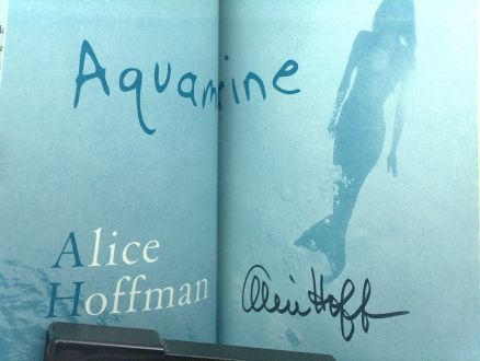 1st, signed by the author, Aquamarine by Alice Hoffman (2001 