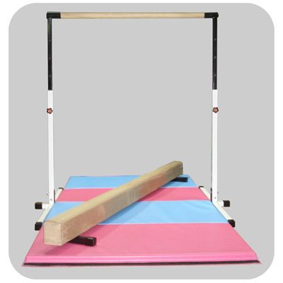   Horizontal Bar   8ft Tan Balance Beam   8ft Gymnastics Folding Mat