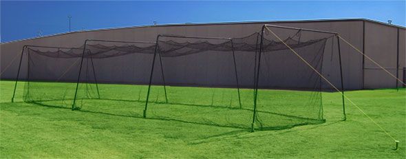 48 Ft Portable Backyard Batting Cage For Pitching  