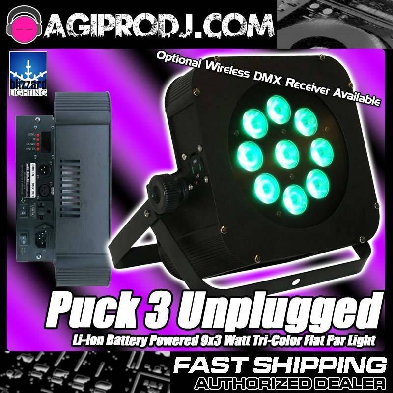 BLIZZARD LIGHTING Puck3 Unplugged LED Uplight Battery Powered  