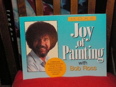 Bob Ross More Joy of Painting Giant BOOK 2 See pics  